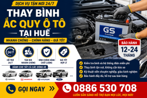 thay bình ắc quy ô tô tại Huế